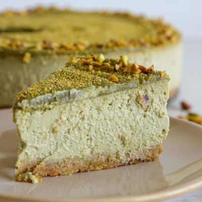 Sernik pistacjowy Boże Narodzenie